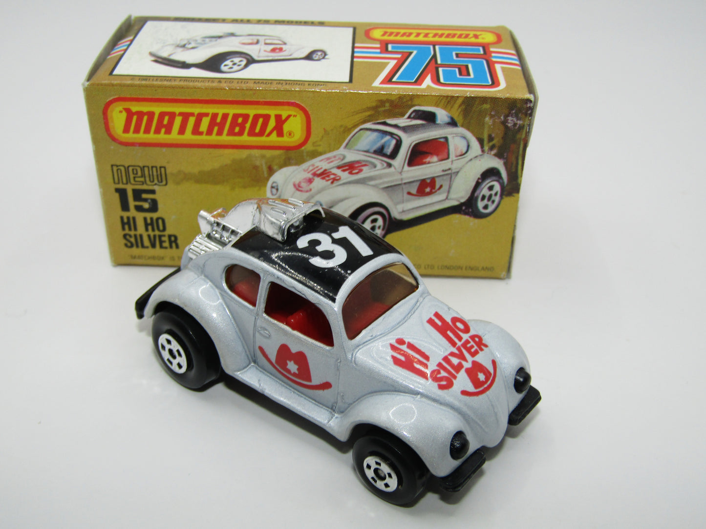 Matchbox Superfast No 15D Hi Ho Silver USA Picture Box
