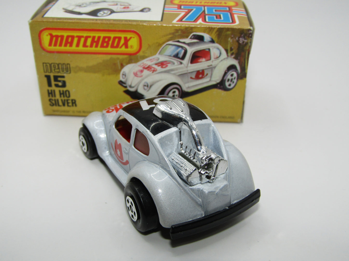 Matchbox Superfast No 15D Hi Ho Silver USA Picture Box