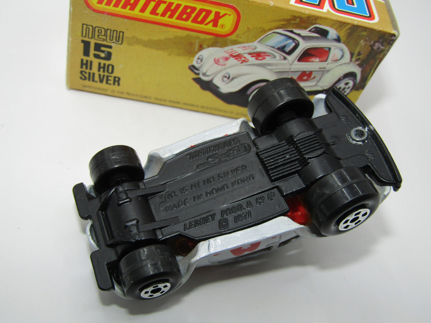 Matchbox Superfast No 15D Hi Ho Silver USA Picture Box