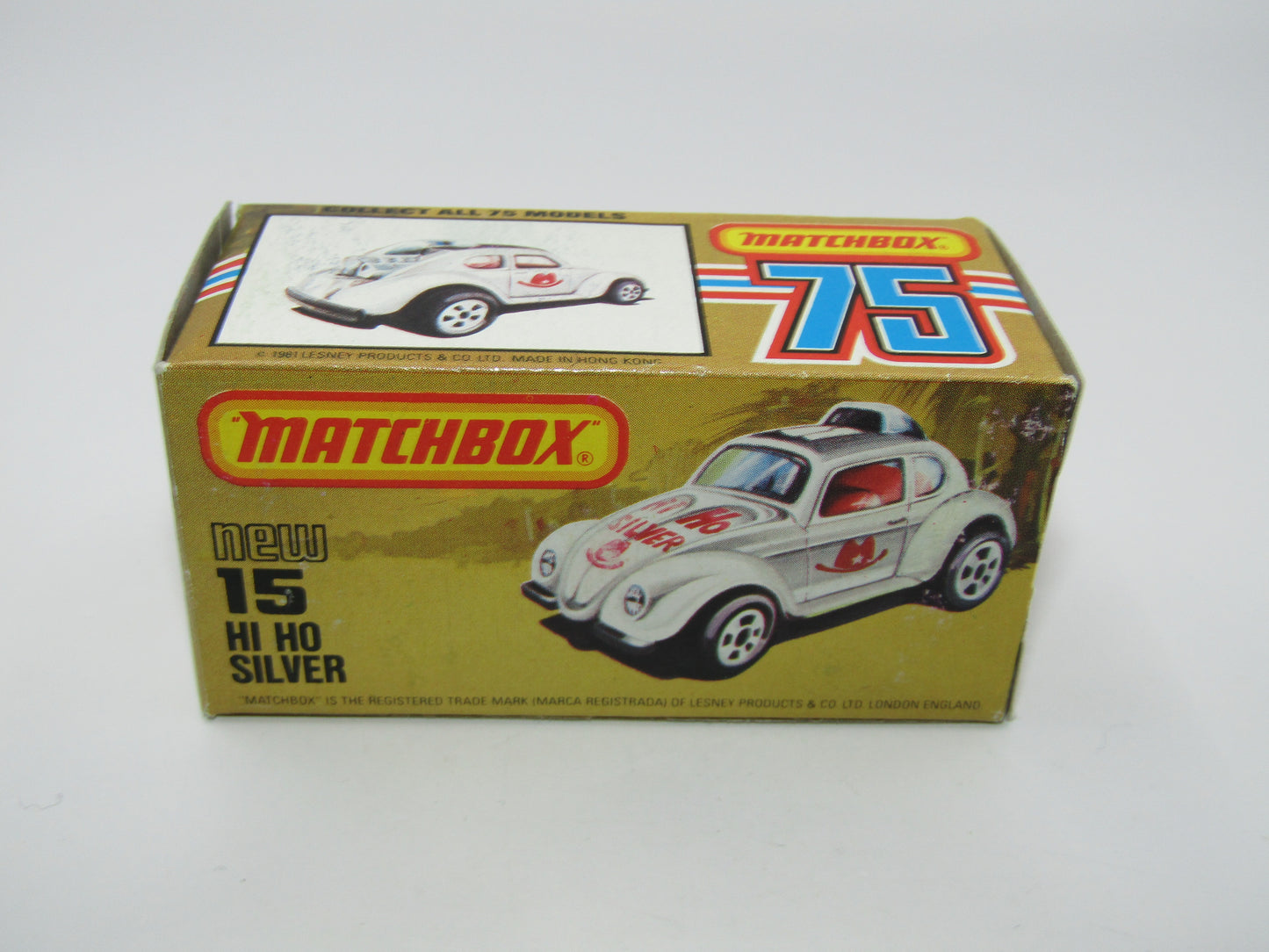 Matchbox Superfast No 15D Hi Ho Silver USA Picture Box