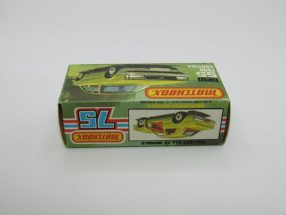 Matchbox Superfast 55D Ford Cortina Red White Interior Silver Base