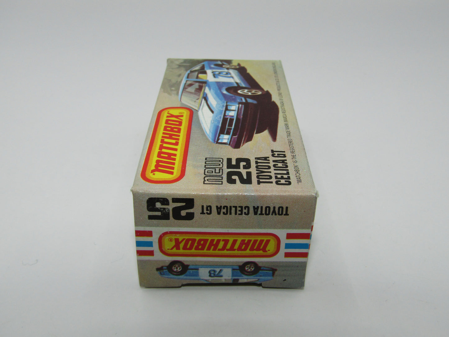 Matchbox Superfast No 25D Toyota Celica GT Blue Interior USA Picture Box