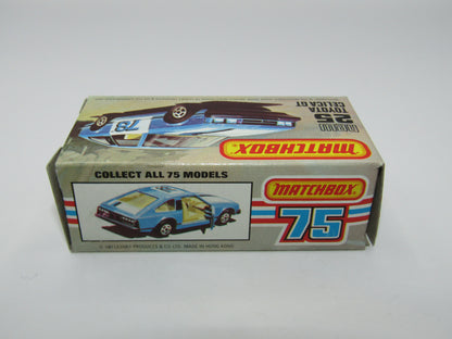 Matchbox Superfast No 25D Toyota Celica GT Blue Interior USA Picture Box