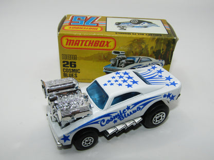 Matchbox Superfast No 26D Cosmic Blues USA Picture Box