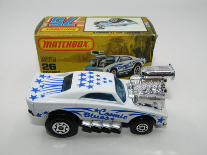 Matchbox Superfast No 26D Cosmic Blues USA Picture Box