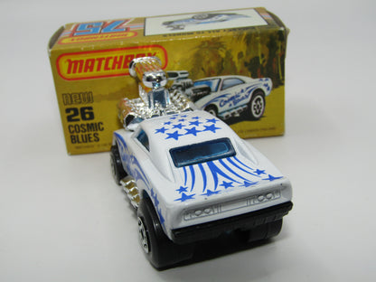 Matchbox Superfast No 26D Cosmic Blues USA Picture Box