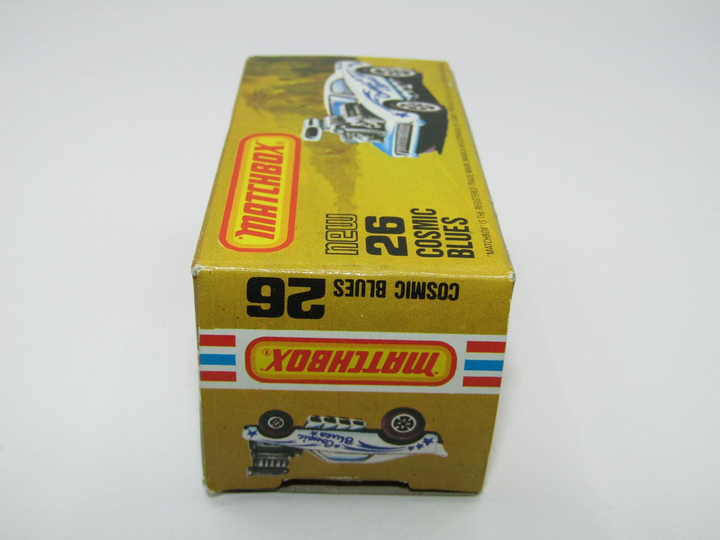Matchbox Superfast No 26D Cosmic Blues USA Picture Box