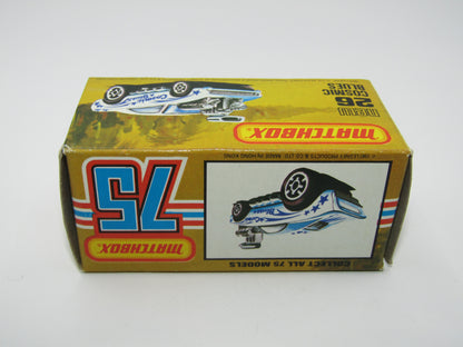 Matchbox Superfast No 26D Cosmic Blues USA Picture Box