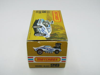 Matchbox Superfast No 26D Cosmic Blues USA Picture Box