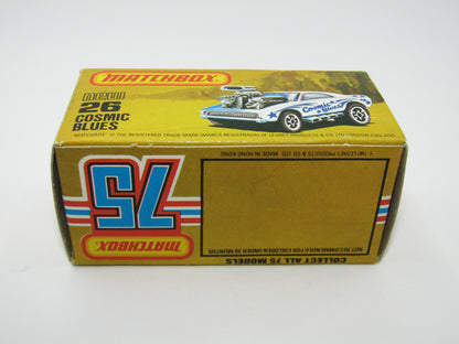 Matchbox Superfast No 26D Cosmic Blues USA Picture Box