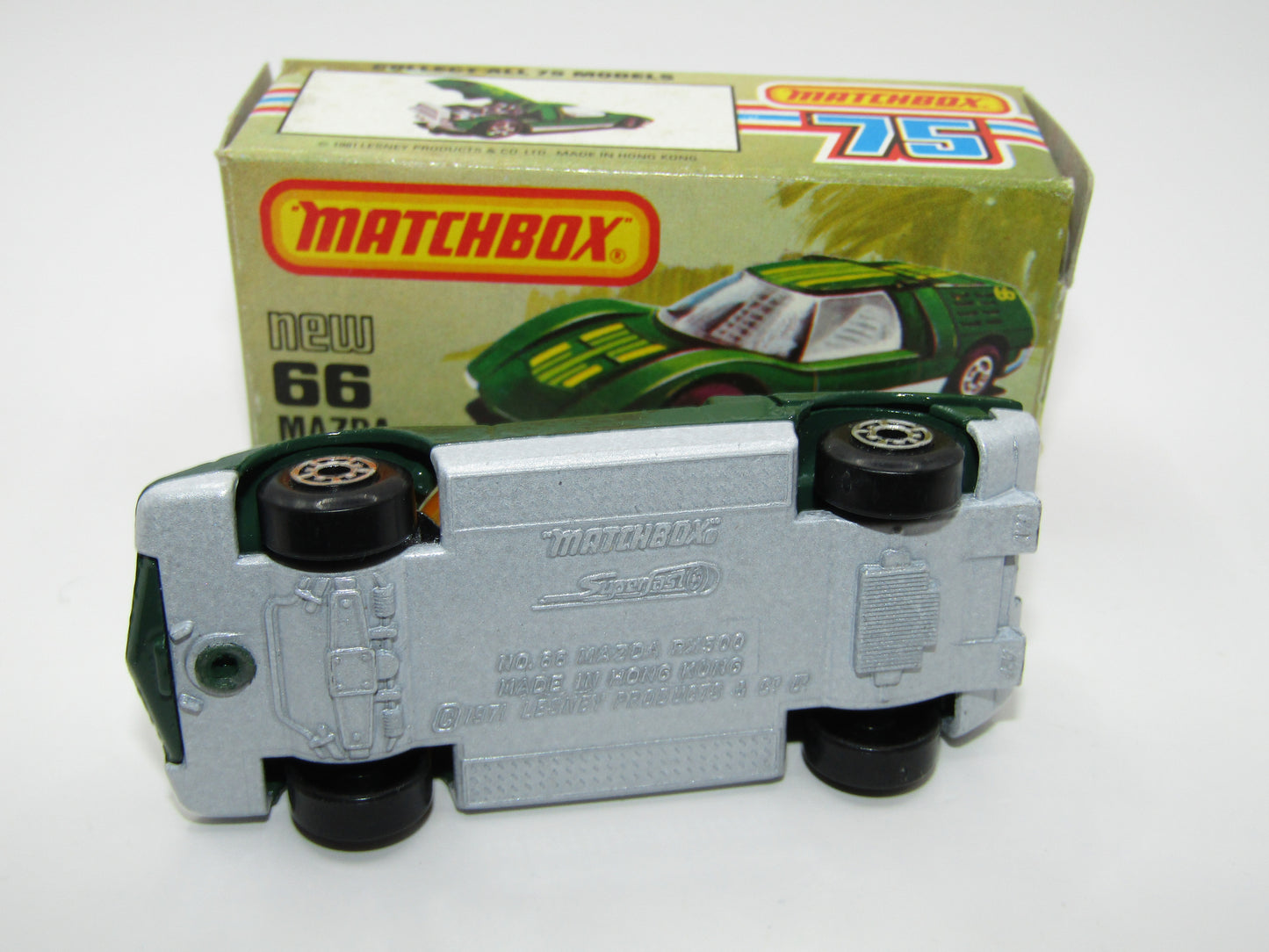 Matchbox Superfast No 66C Mazda RX500 Green USA Picture Box