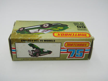 Matchbox Superfast No 66C Mazda RX500 Green USA Picture Box