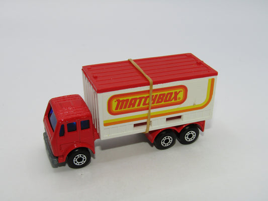 Matchbox Superfast 42C Mercedes Container Truck Matchbox Labels Unp Base