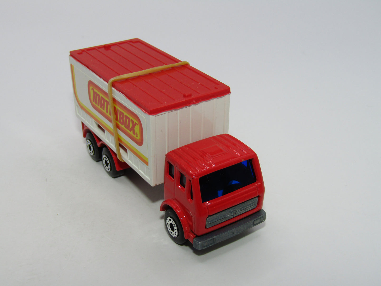 Matchbox Superfast 42C Mercedes Container Truck Matchbox Labels Unp Base