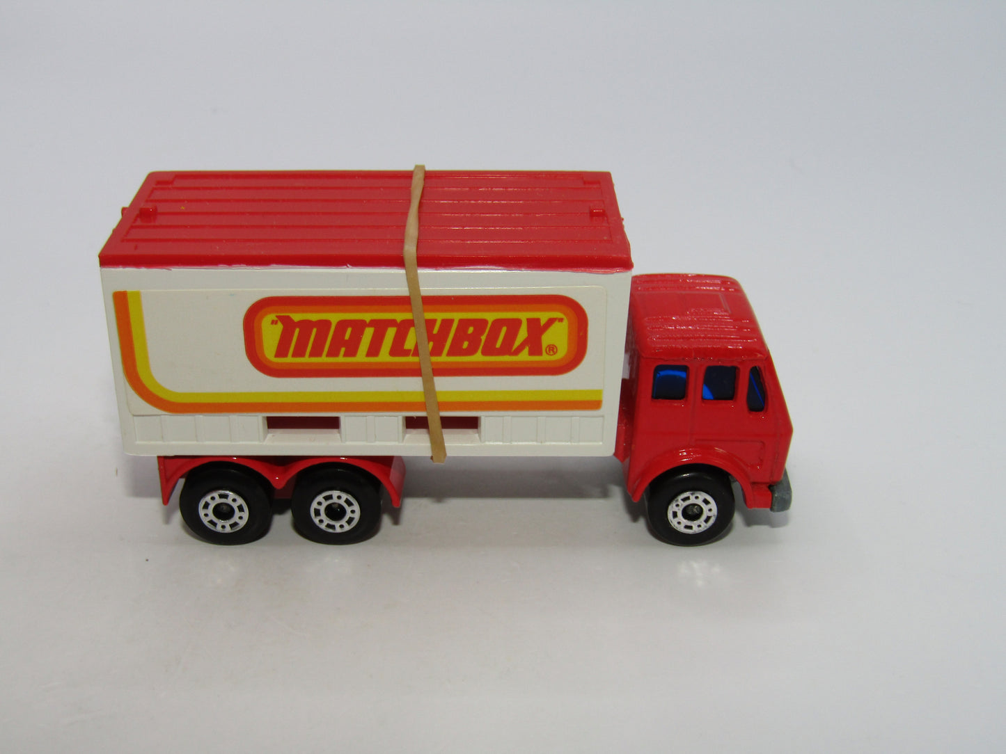 Matchbox Superfast 42C Mercedes Container Truck Matchbox Labels Unp Base