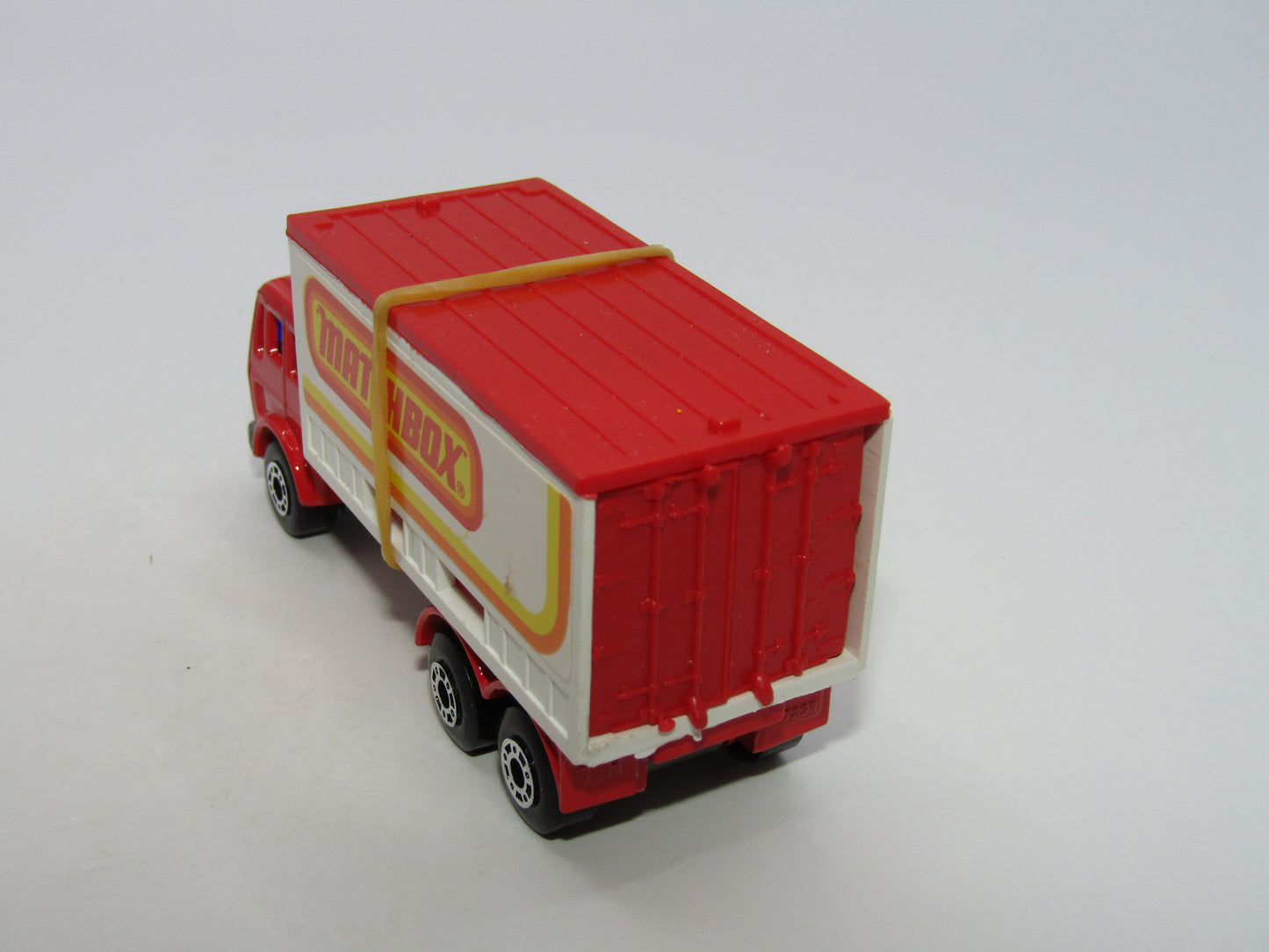 Matchbox Superfast 42C Mercedes Container Truck Matchbox Labels Unp Base