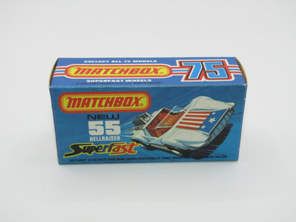 Matchbox Superfast 55C Hellraiser White Unpainted Base Stars & Stripes