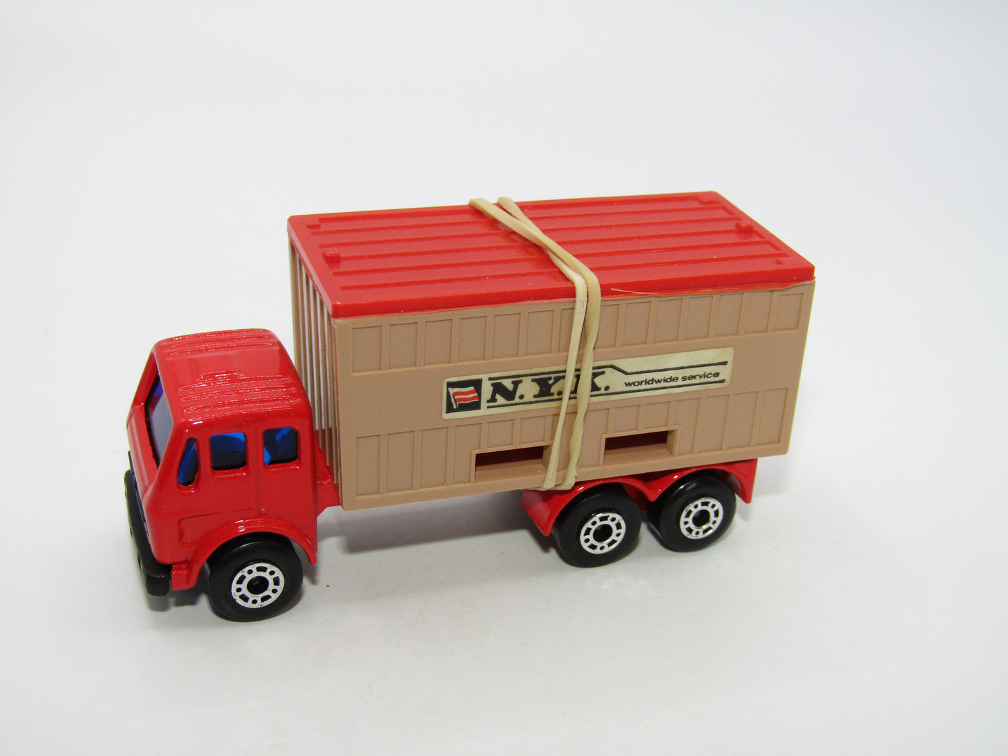 Matchbox Superfast 42C Mercedes Container Truck TAN Container NYK Labels