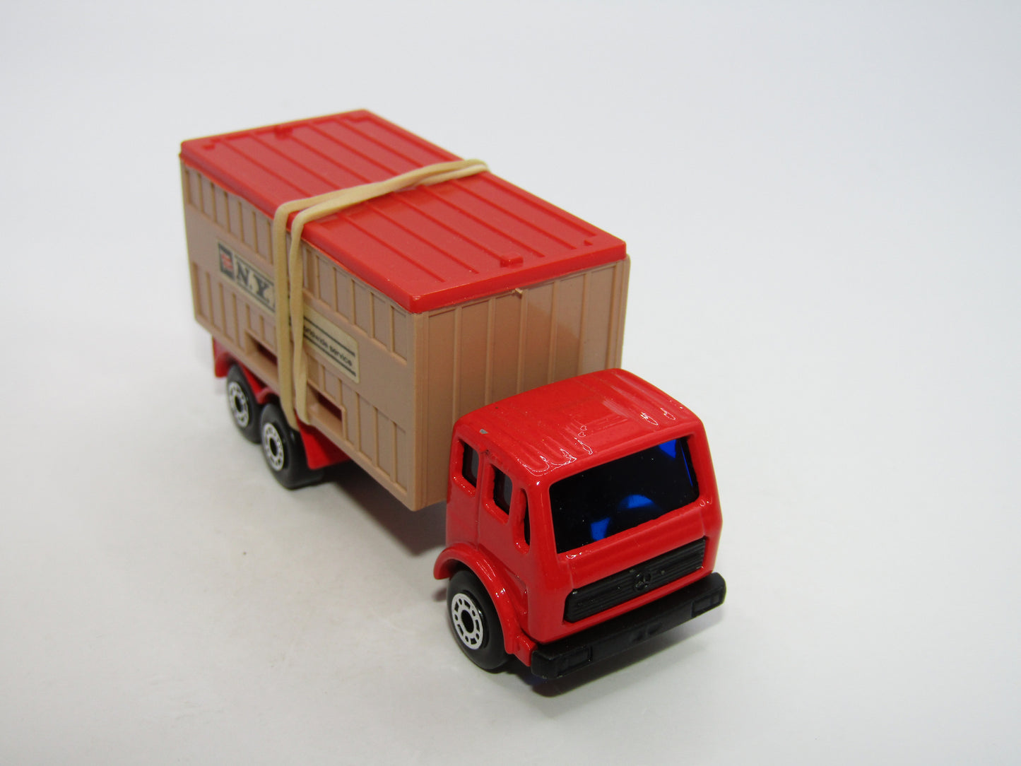 Matchbox Superfast 42C Mercedes Container Truck TAN Container NYK Labels
