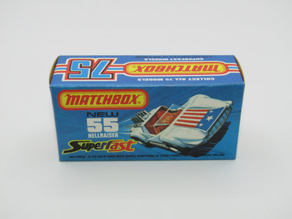Matchbox Superfast 55C Hellraiser White Unpainted Base Stars & Stripes