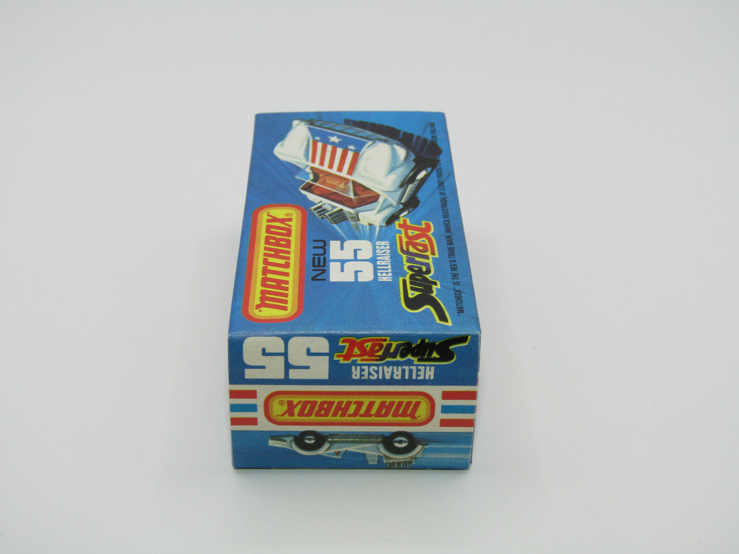 Matchbox Superfast 55C Hellraiser White Unpainted Base Stars & Stripes