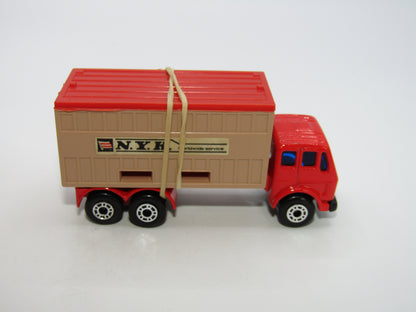 Matchbox Superfast 42C Mercedes Container Truck TAN Container NYK Labels