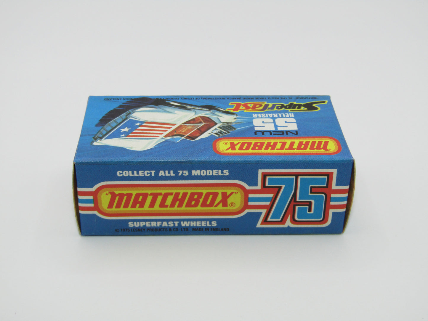 Matchbox Superfast 55C Hellraiser White Unpainted Base Stars & Stripes