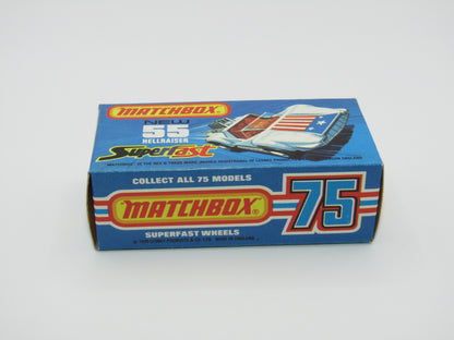 Matchbox Superfast 55C Hellraiser White Unpainted Base Stars & Stripes
