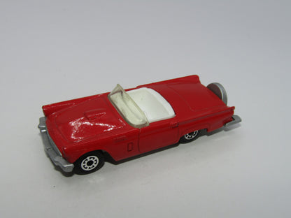 Matchbox Superfast 42D 1957 Ford Thunderbird LIGHT AMBER Windows Silver Base