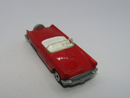 Matchbox Superfast 42D 1957 Ford Thunderbird LIGHT AMBER Windows Silver Base