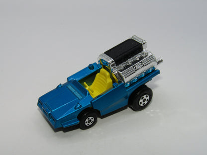 Matchbox Superfast 42B Tyre Fryer Darker Metallic Blue Gloss Black Base