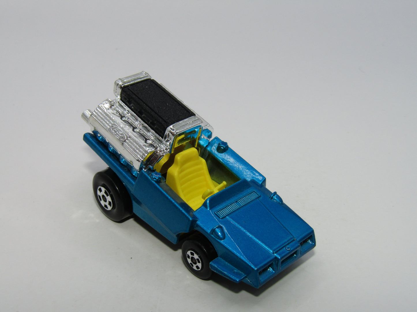 Matchbox Superfast 42B Tyre Fryer Darker Metallic Blue Gloss Black Base