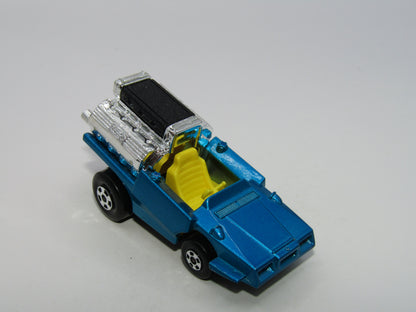 Matchbox Superfast 42B Tyre Fryer Darker Metallic Blue Gloss Black Base