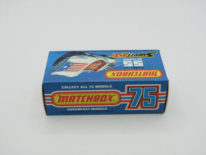 Matchbox Superfast 55C Hellraiser Blue "3" Label, Silver Base