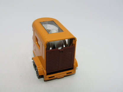 Matchbox Superfast 43A Pony Trailer Orange Centre Cut Wheels Gloss Black Base