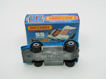 Matchbox Superfast 55C Hellraiser Blue Stars & Stripes UNPAINTED Base