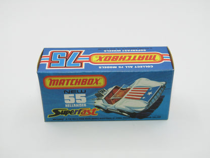 Matchbox Superfast 55C Hellraiser Blue Stars & Stripes UNPAINTED Base