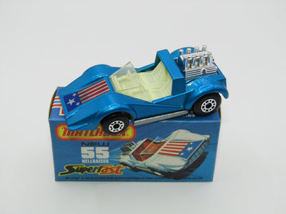 Matchbox Superfast 55C Hellraiser Blue Stars & Stripes Silver base