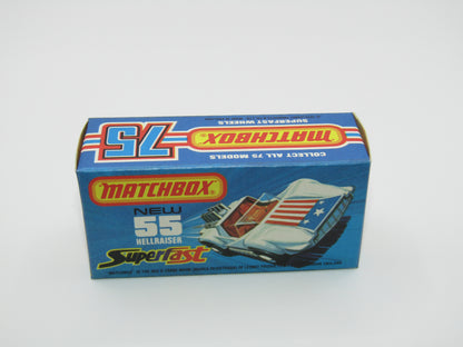 Matchbox Superfast 55C Hellraiser Blue Stars & Stripes Silver base