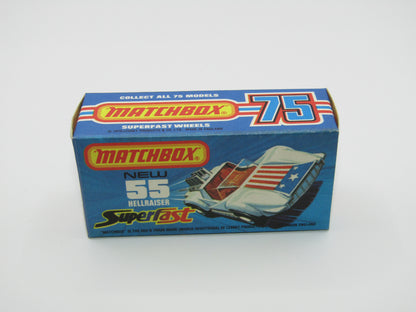 Matchbox Superfast 55C Hellraiser Blue Stars & Stripes Silver base