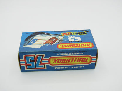 Matchbox Superfast 55C Hellraiser Blue Stars & Stripes Silver base