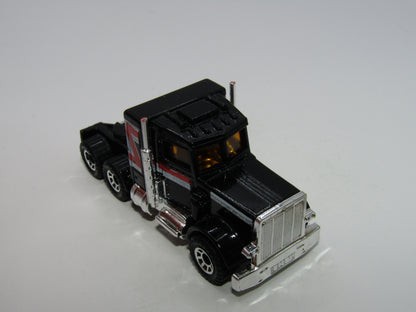 Matchbox Superfast 43D Peterbilt Conventional Truck Black Lesney England Base