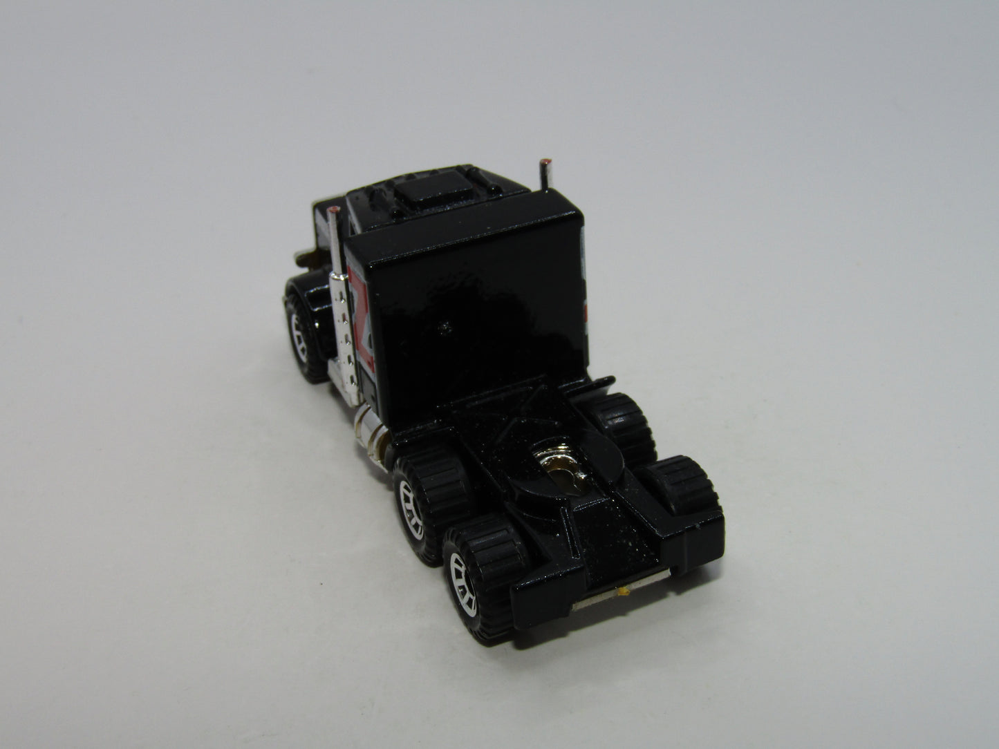 Matchbox Superfast 43D Peterbilt Conventional Truck Black Lesney England Base