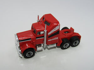 Matchbox Superfast 41D Kenworth Aerodyne Truck Red Lesney England CLEAR Windows