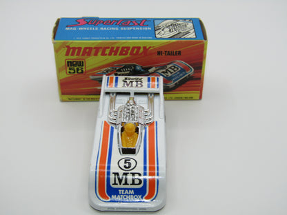 Matchbox Superfast 56B Hi-Tailer Yellow Driver Red Base