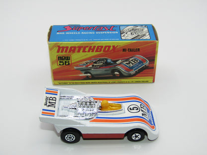 Matchbox Superfast 56B Hi-Tailer Yellow Driver Red Base