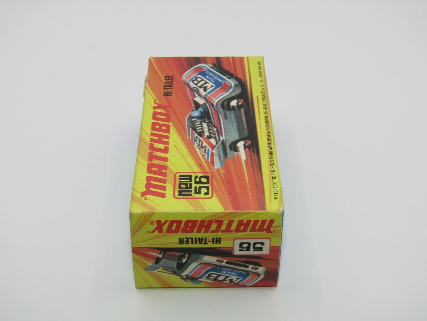 Matchbox Superfast 56B Hi-Tailer Yellow Driver Red Base