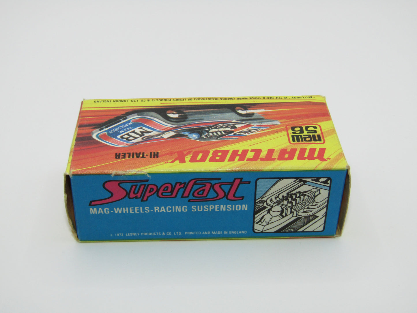 Matchbox Superfast 56B Hi-Tailer Yellow Driver Red Base