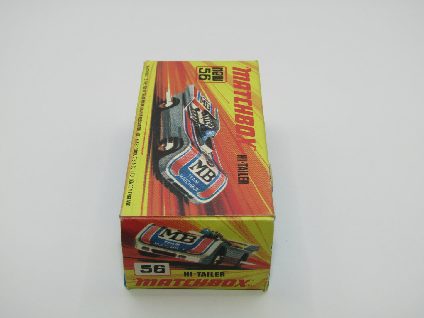 Matchbox Superfast 56B Hi-Tailer Yellow Driver Red Base