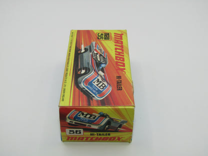 Matchbox Superfast 56B Hi-Tailer Yellow Driver Red Base